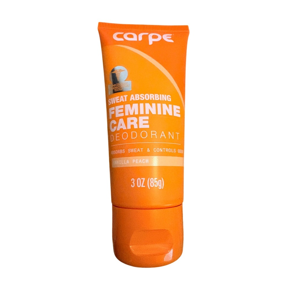 NWT Carpe Orange Feminine Care Deodorant - vanilla peach